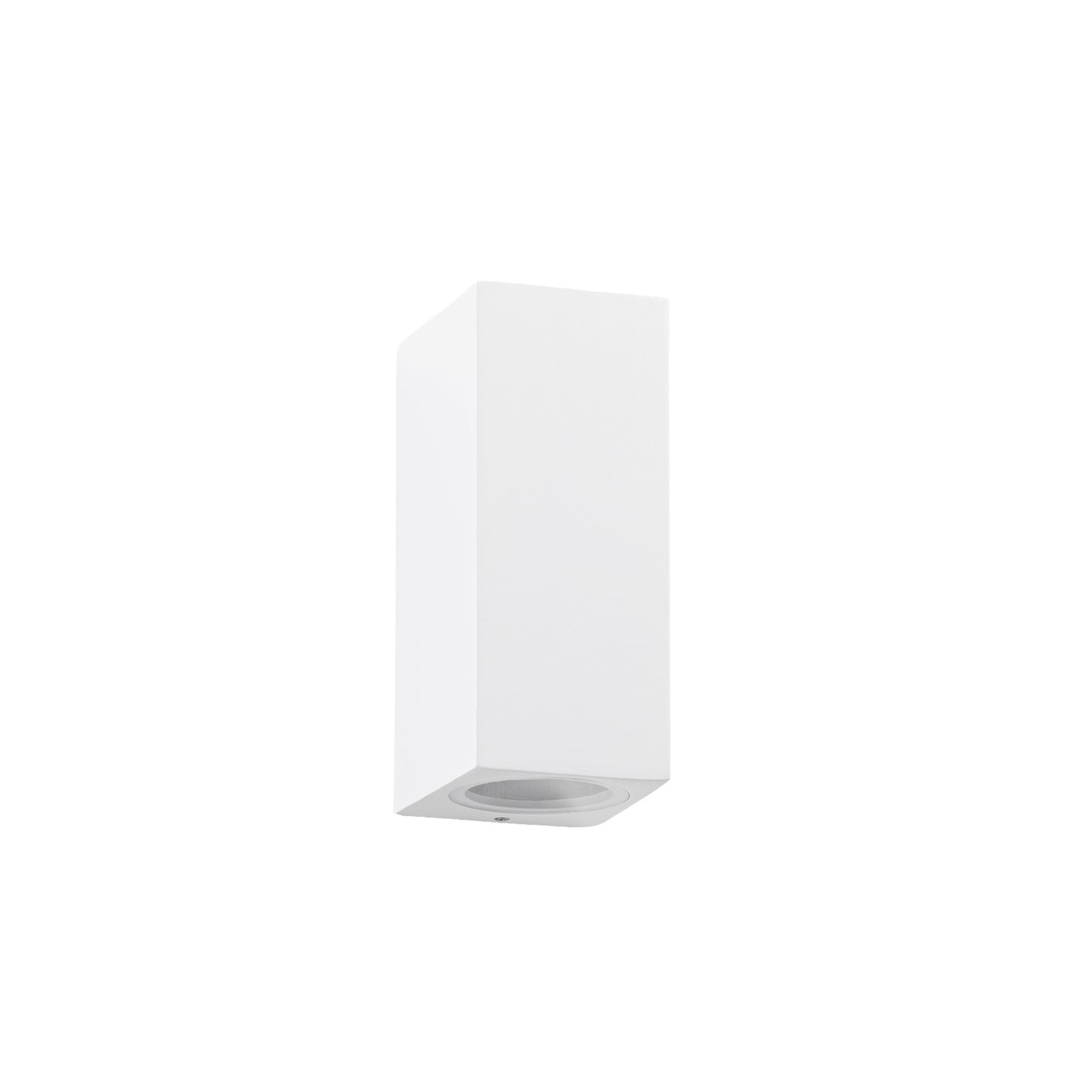 Lucande outdoor wall light Xava, up/down, white, 2-bulb, GU10