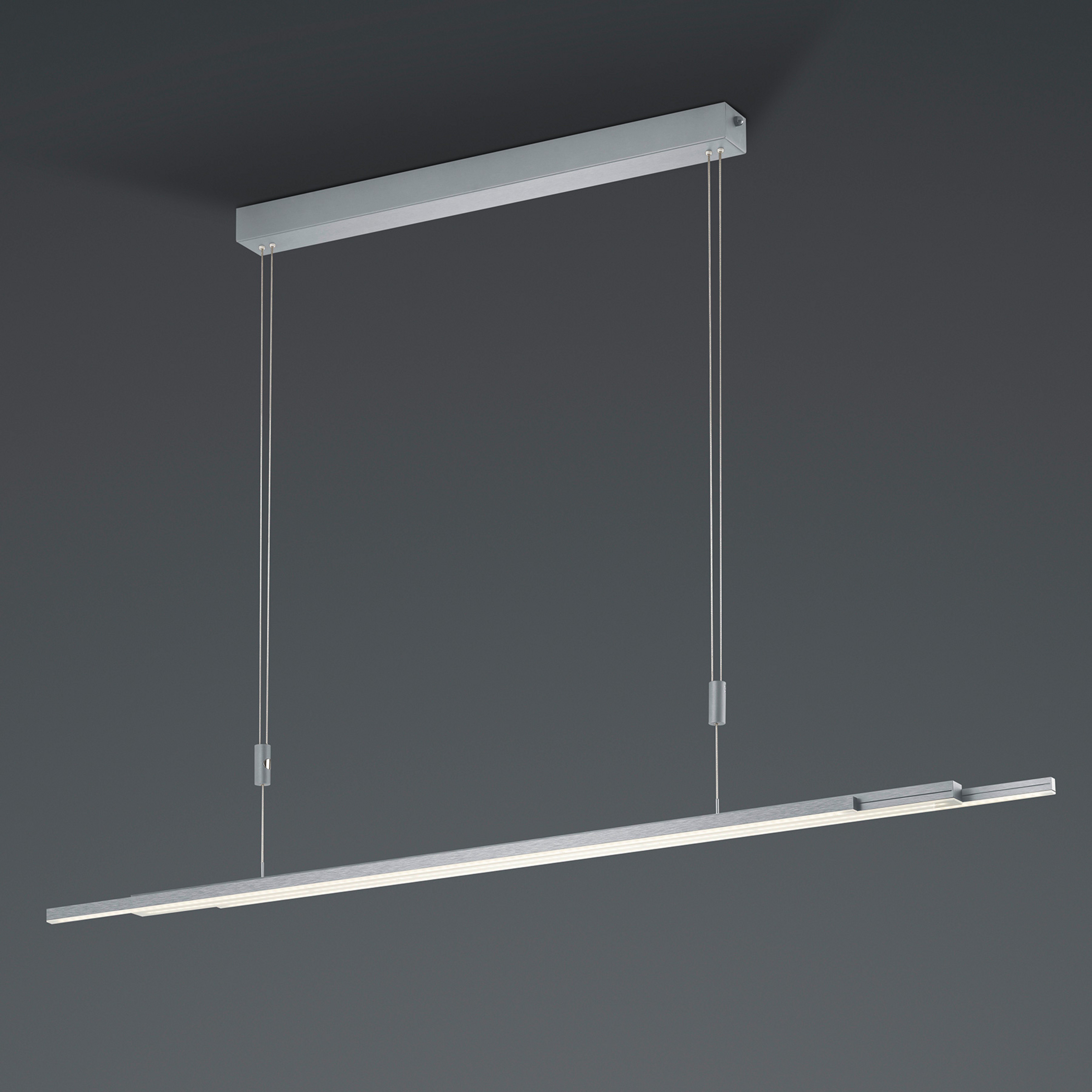 LED-Pendellampe Lightline ZigBee up/down nickel 3m-Abhängung