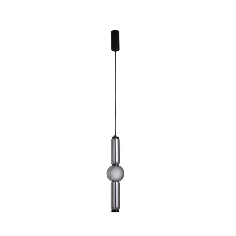 Lucande – Savete LED Pendelleuchte Rauch Grau