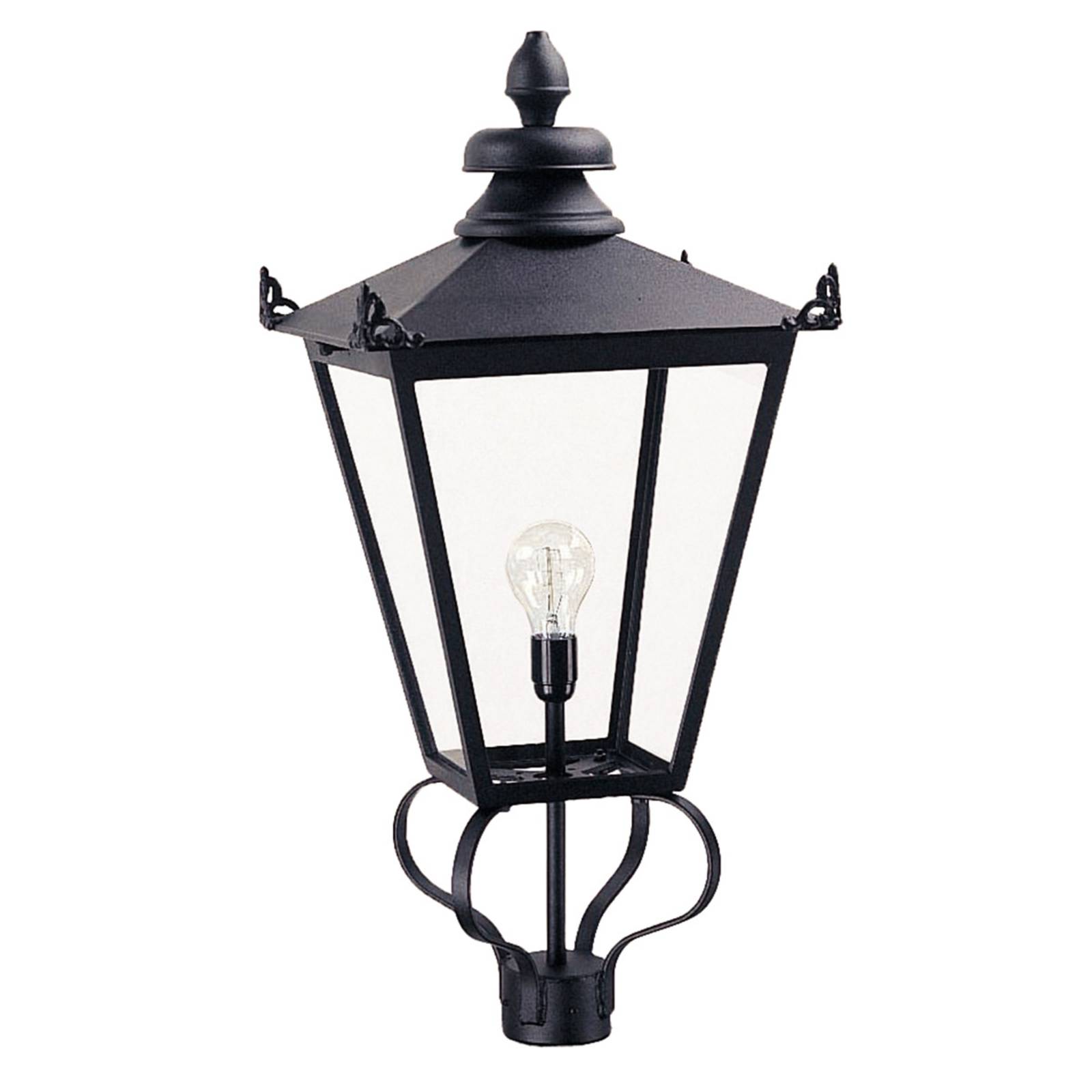 Wilmslow gadelampe, sort, 1 lyskilde, højde 82,5cm