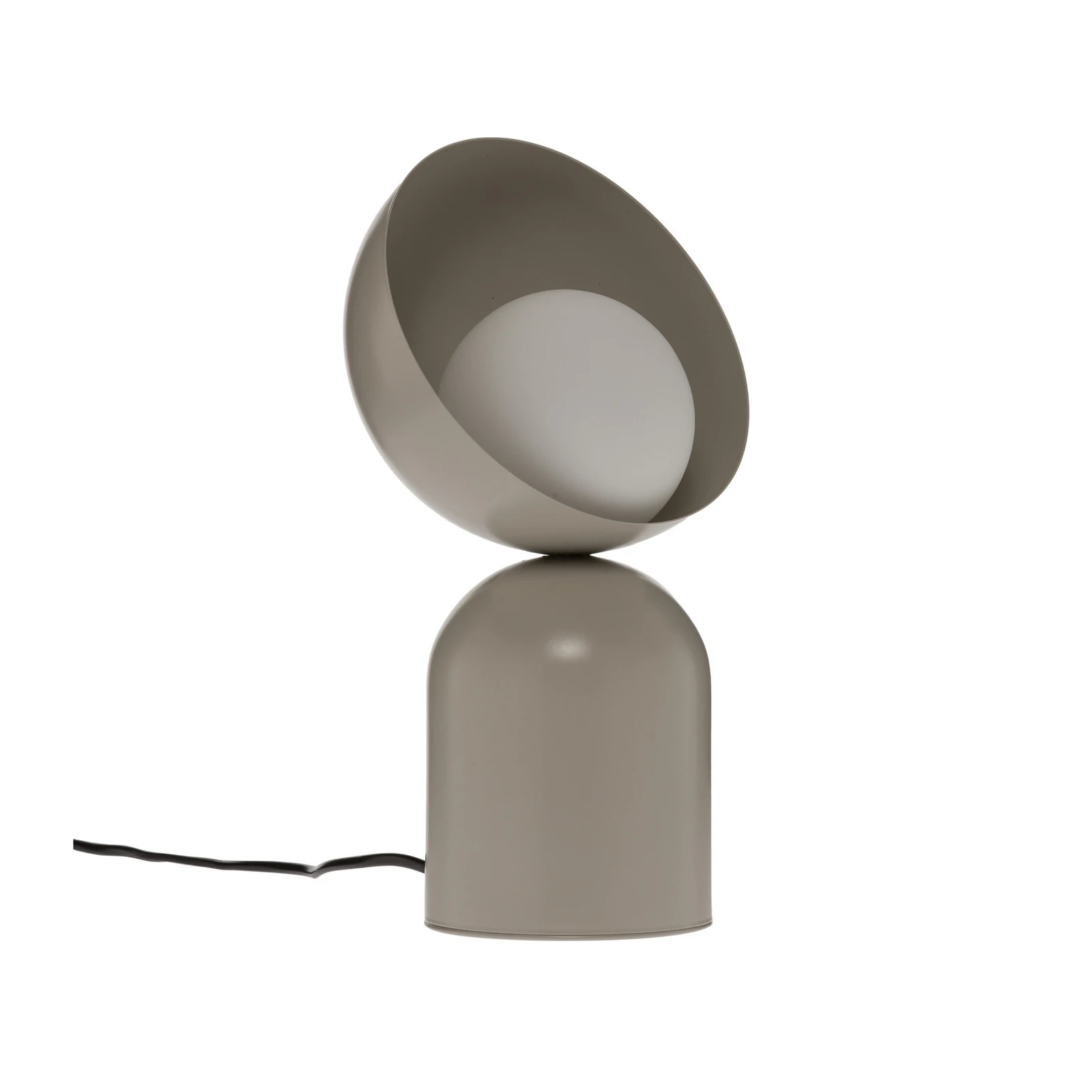 Tischleuchte Boto LN1, grau, Stahl/Glas, Höhe 31 cm, G9