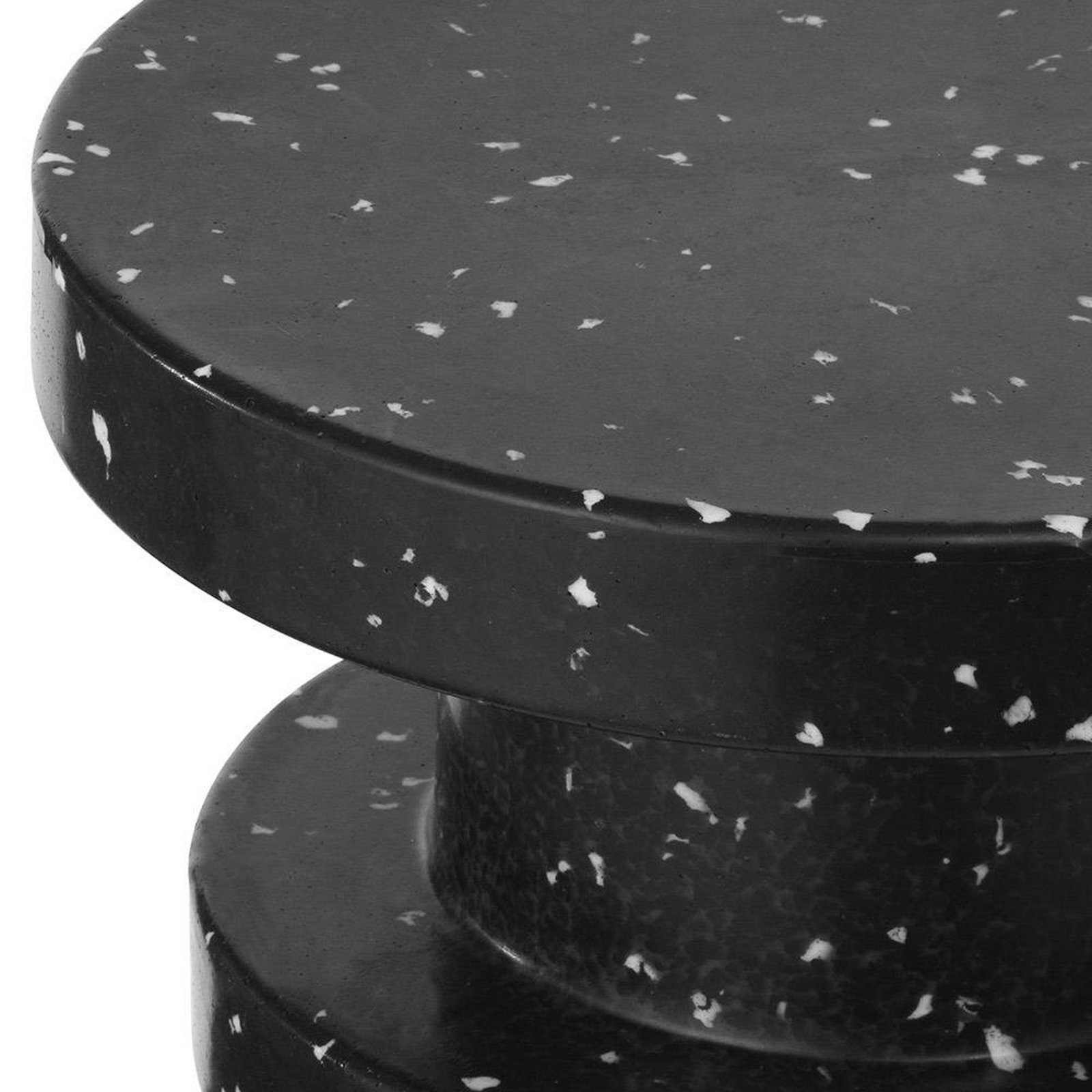 Hocker Bit Stack, schwarz, Höhe 42 cm - Normann Copenhagen Hocker Bit Stack, schwarz, Höhe 42 cm - Normann Copenhagen