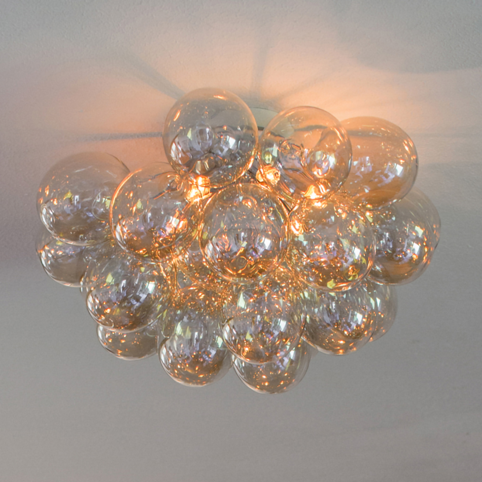 By Rydéns Gross ceiling light, amber, 50 cm