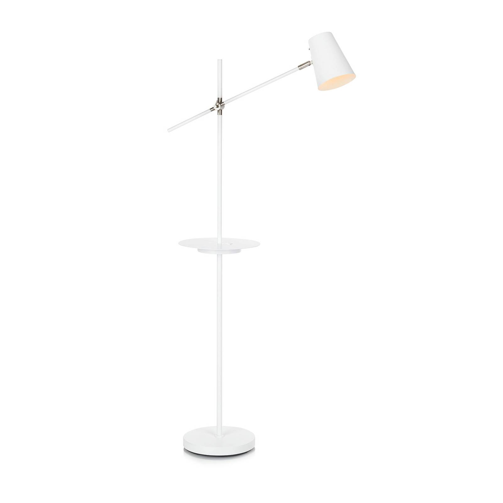 Lampadaire Linear avec chargeur USB blanc