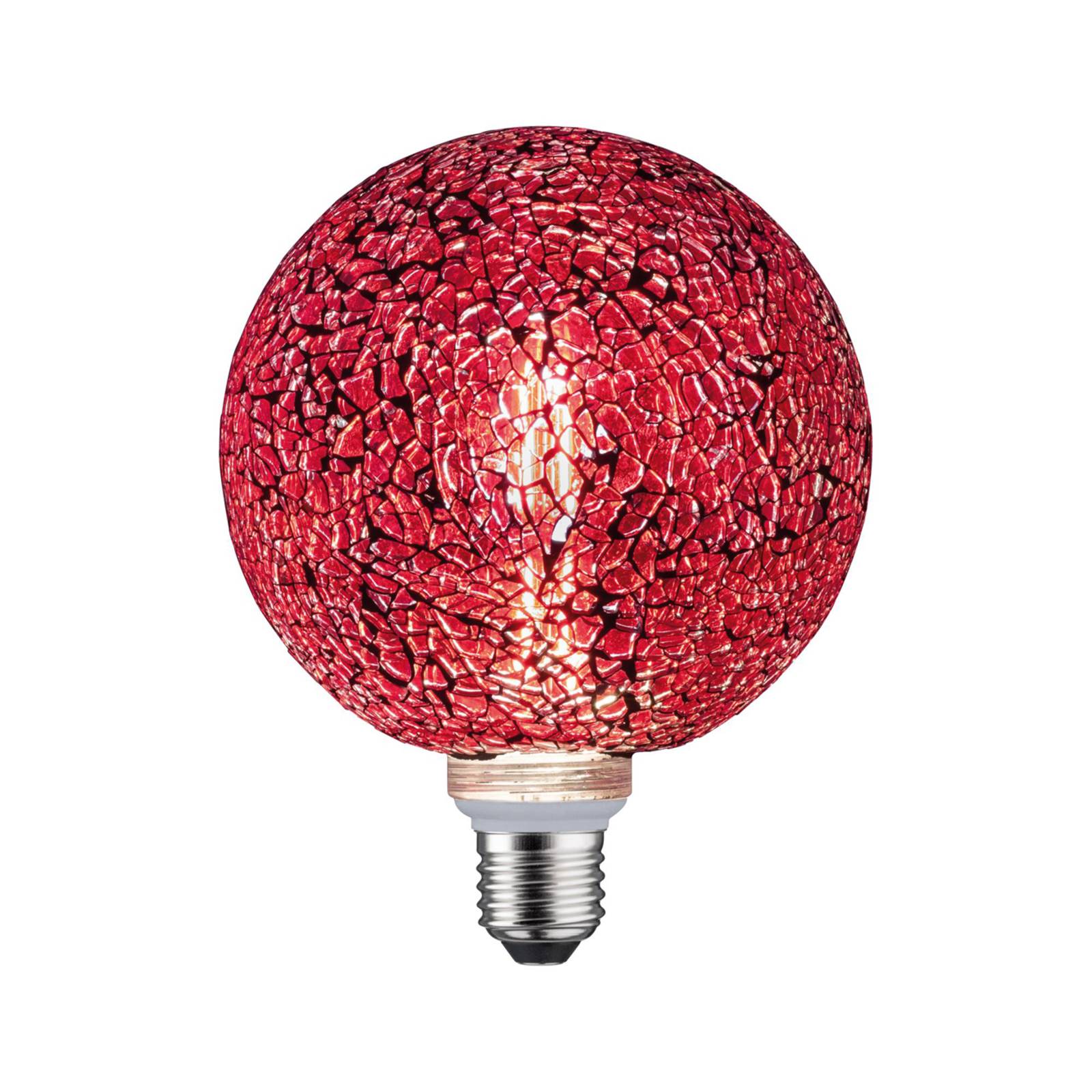 Paulmann E27 LED gömb izzó 5W Miracle Mosaic piros