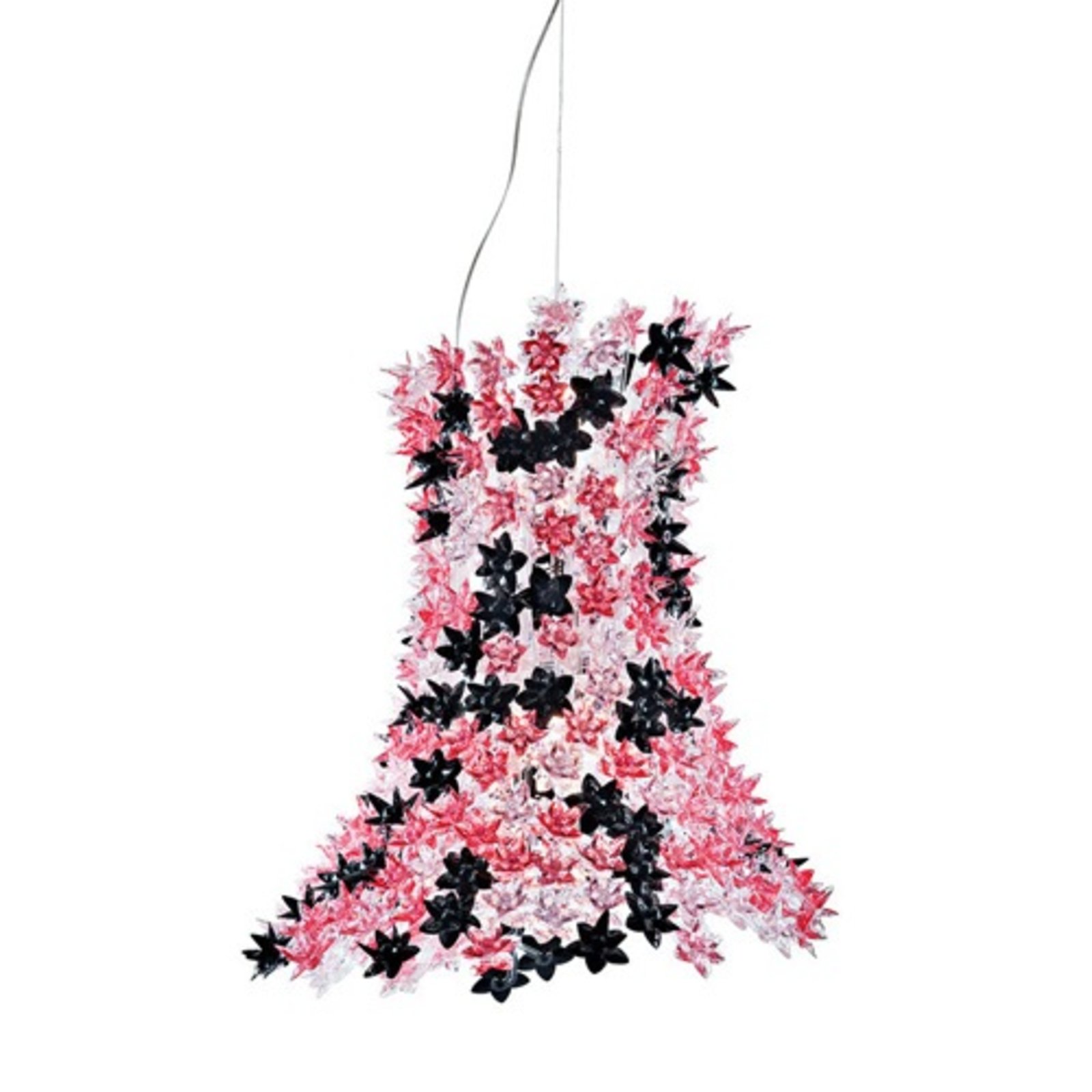 Bloom Závěsná Lampa Pink/Black - Kartell