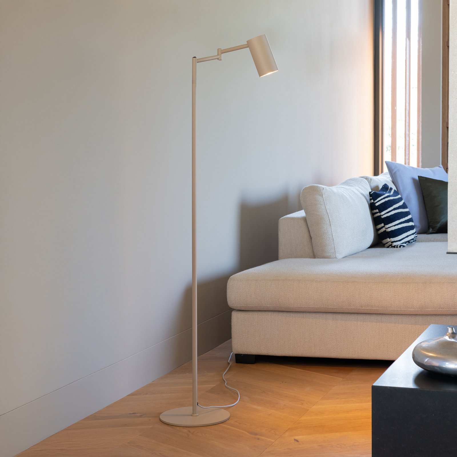 IT'S ABOUT ROMI Stehlampe Bilbao, beige, Höhe 154 cm