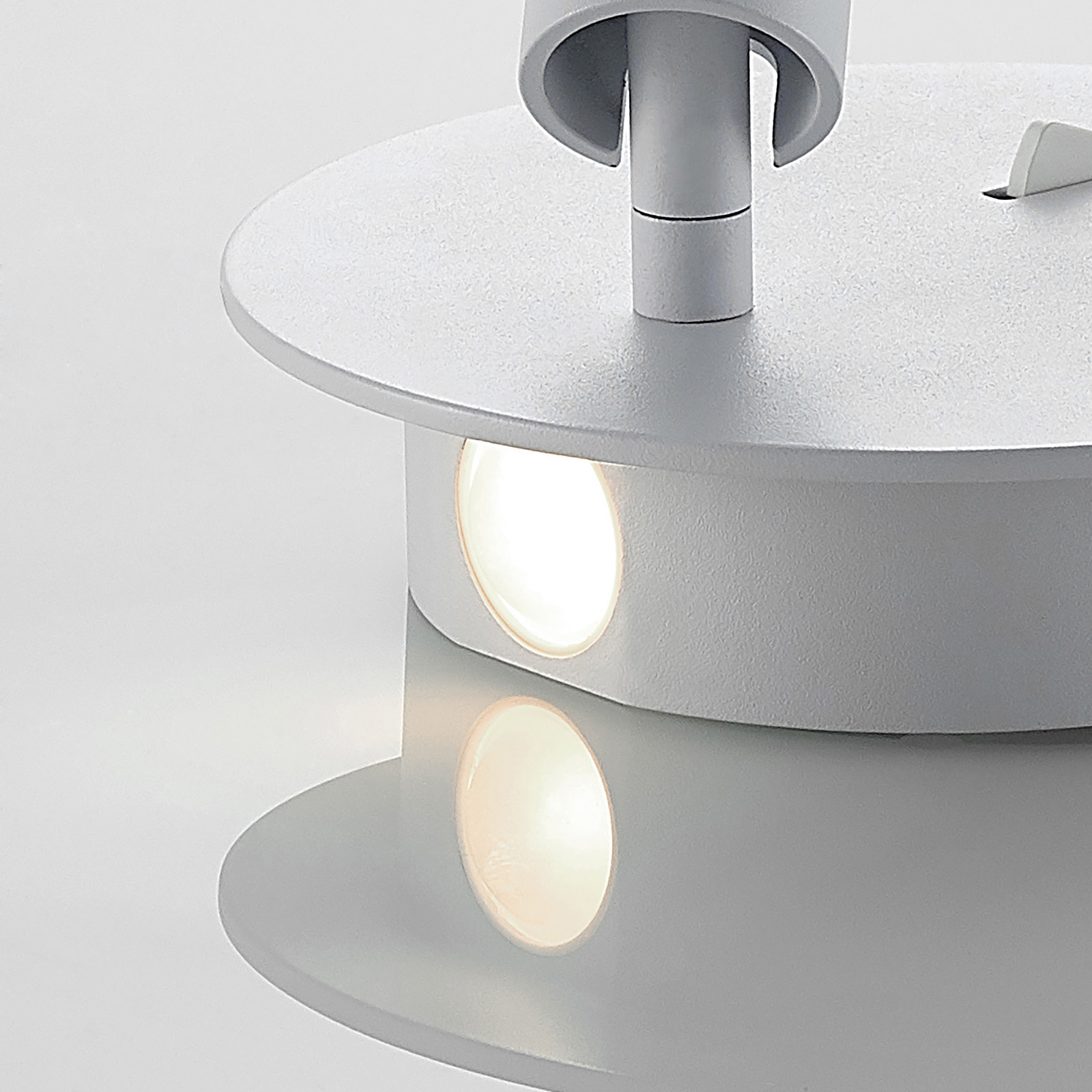 Lucande Magya kinkiet LED biały 2-punktowy okrągły