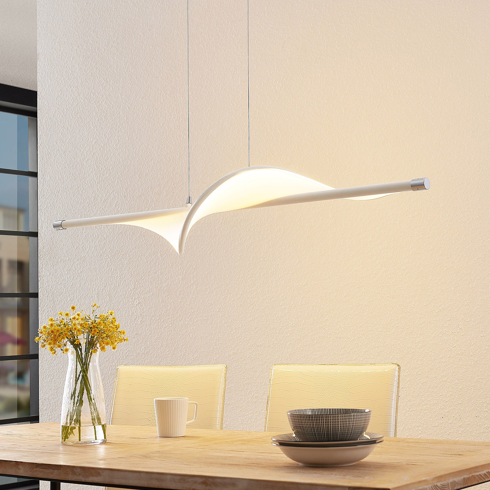 Lucande Edano LED hanglamp, 3traps schakelbaar