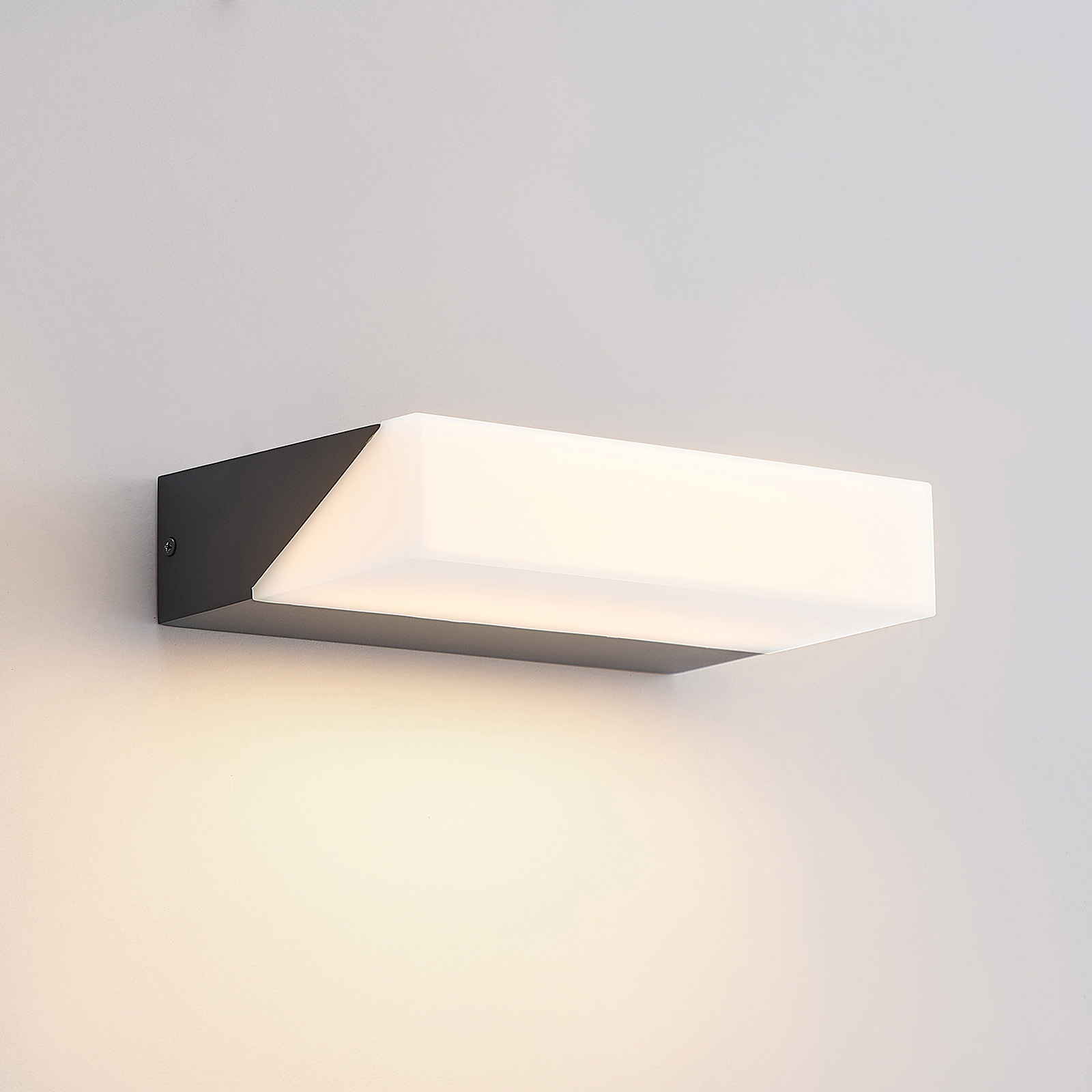 Lucande Golnar LED-Außenwandleuchte Außenlampe Außenbeleuchtung Modern Aluminium 