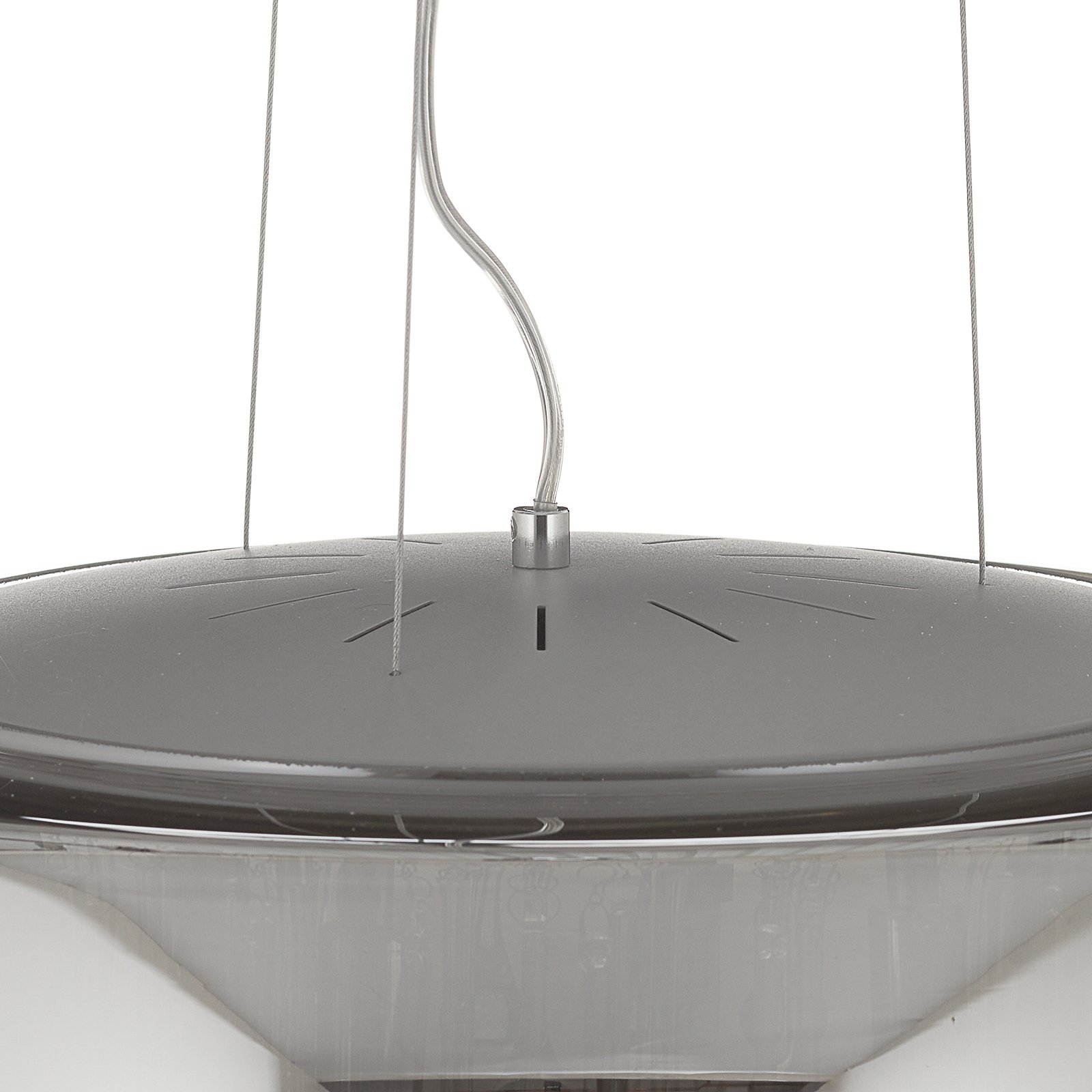 Argos LED hanglamp met kristallen druppels Ø 50 cm