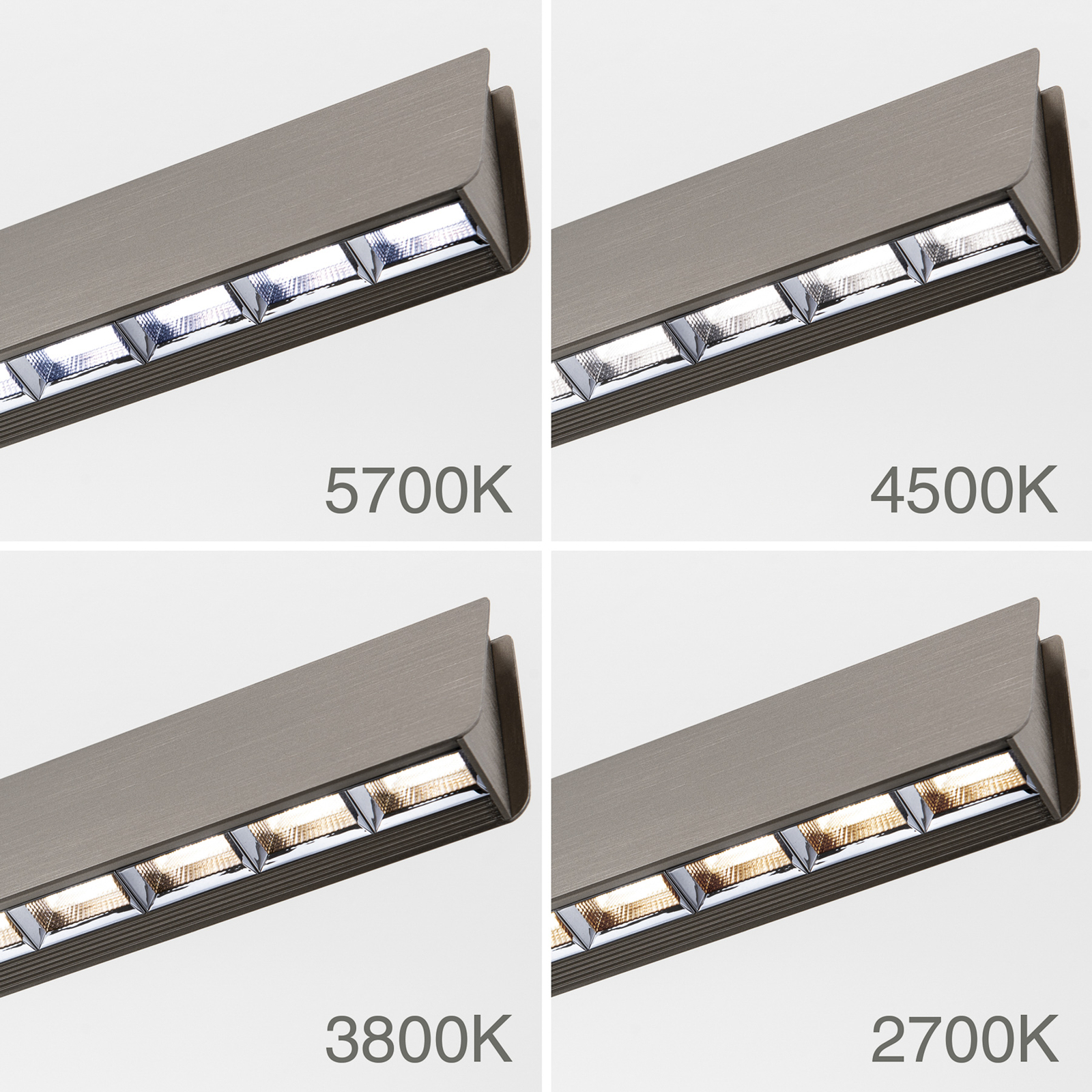 LED-Hängelampe Tara, nickelfarben, Länge 120 cm, Alu/Stahl