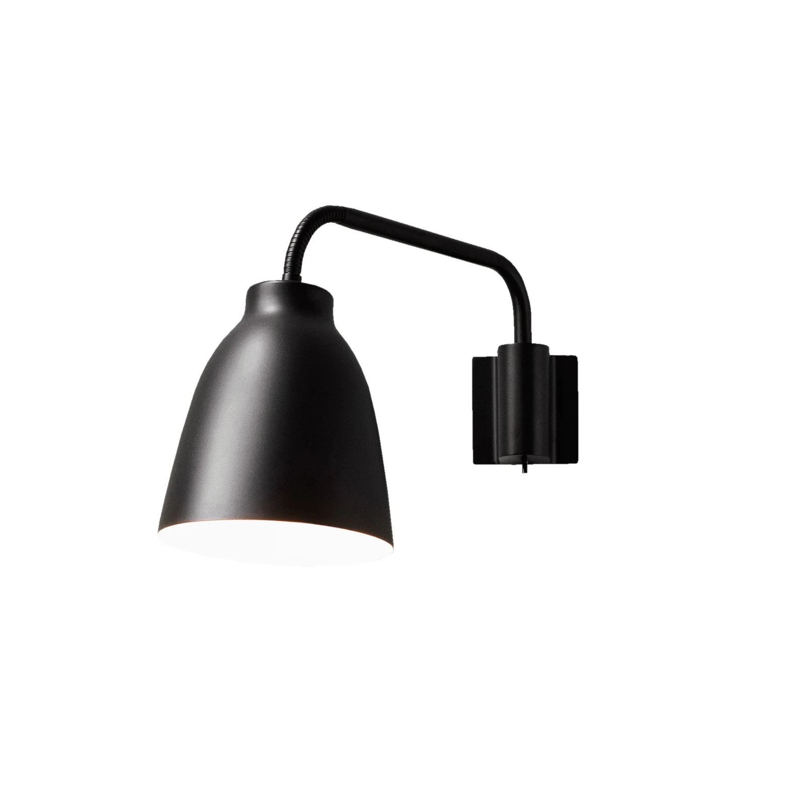 FRITZ HANSEN Caravaggio lampa ścienna, czarna