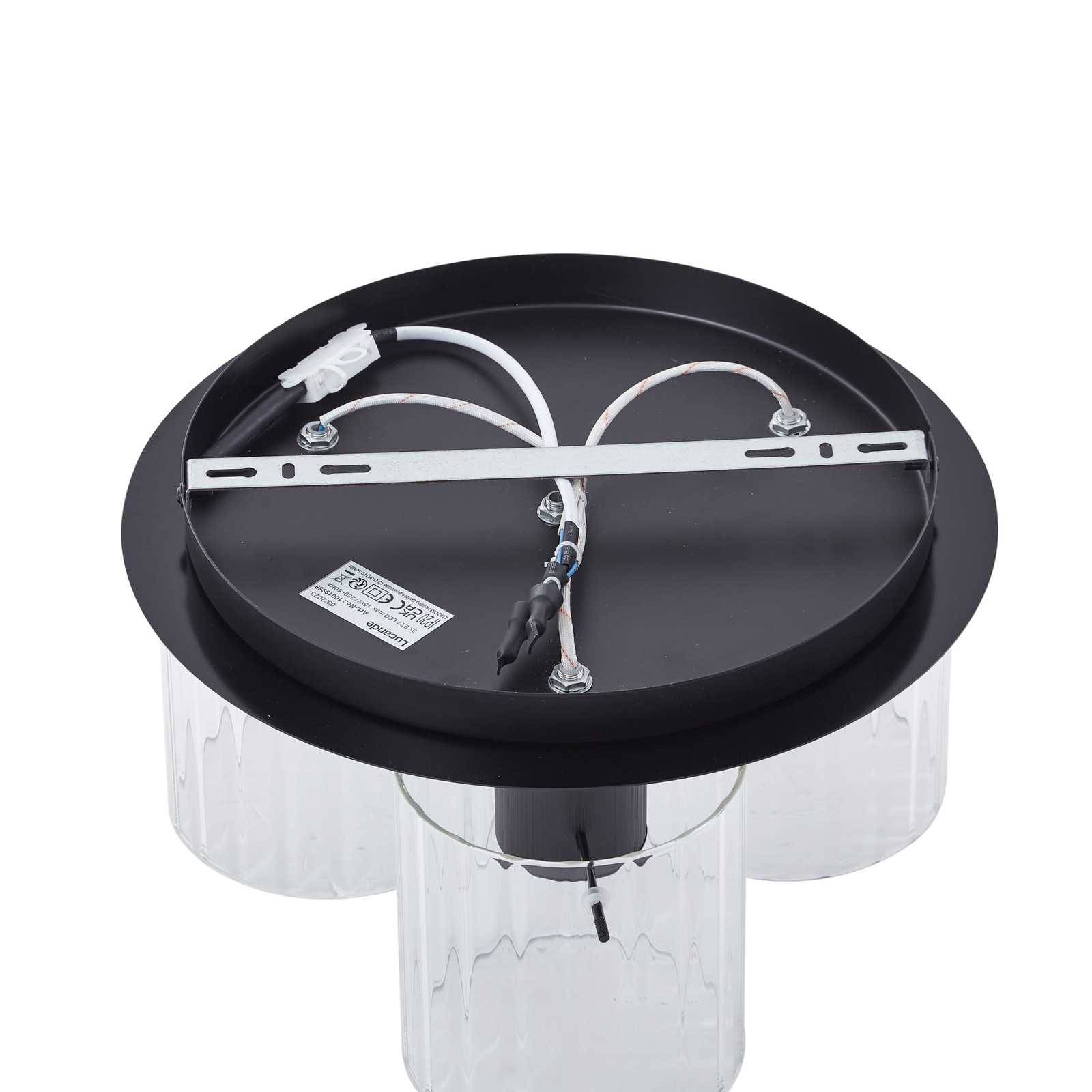 Eirian 3 Plafonnier Clear/Black - Lucande