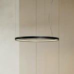 Suspension LED Rio 110 horizontale 3 000 K noire
