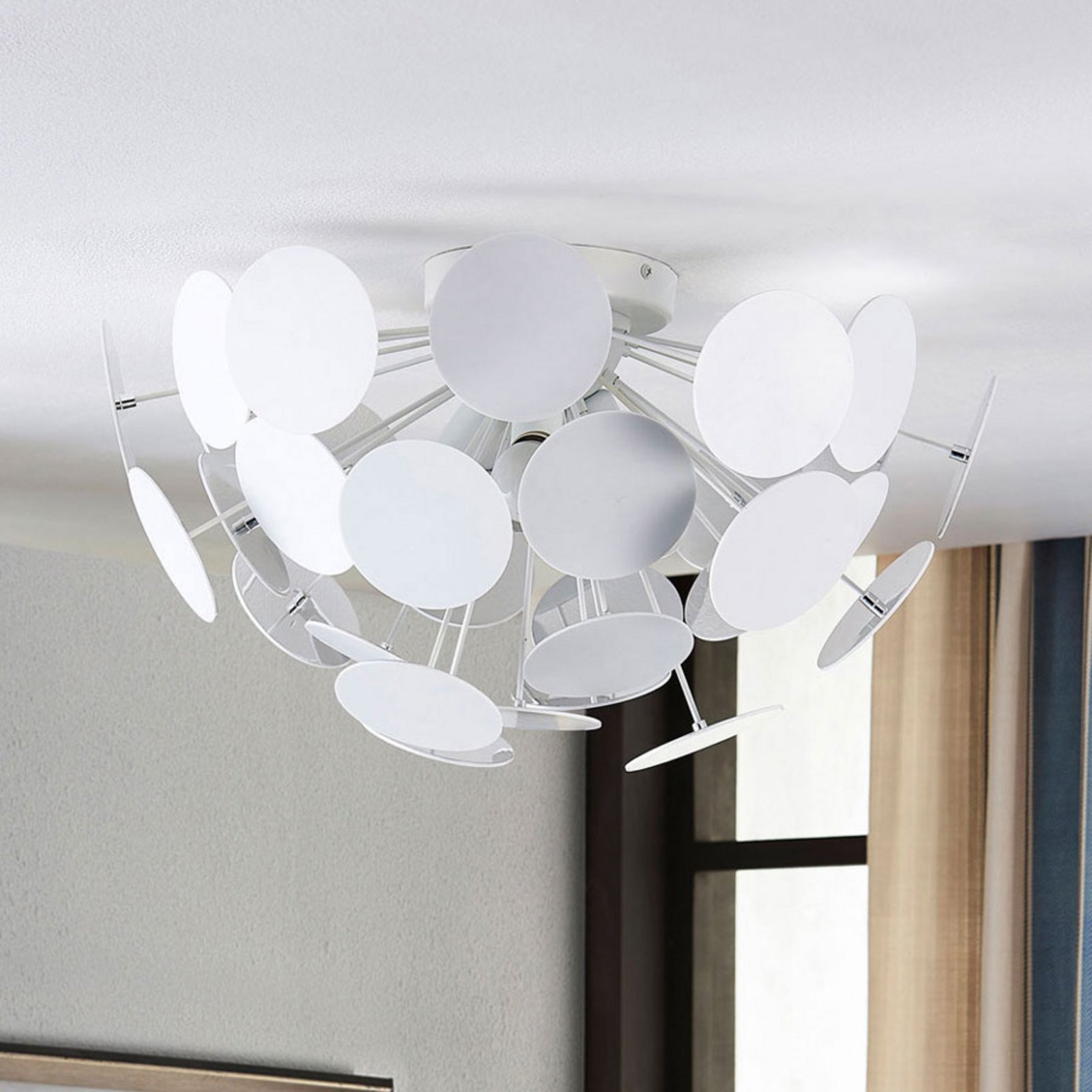 Kinan Stropní Lampa White/Chrome - Lindby