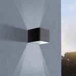 Doninni 1 LED zunanje stensko svetilo, Up&Down, črno