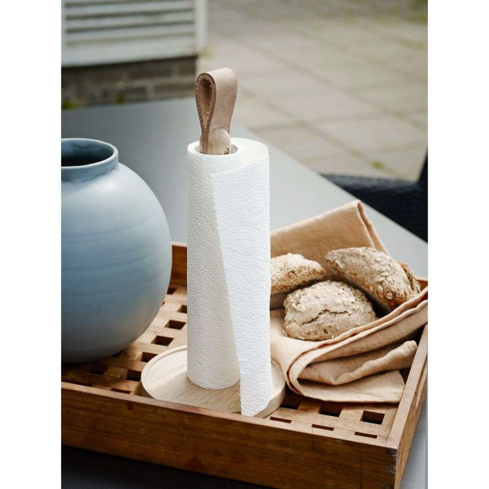 Norr Paper Towel Holder Oak - Skagerak by Fritz Hansen