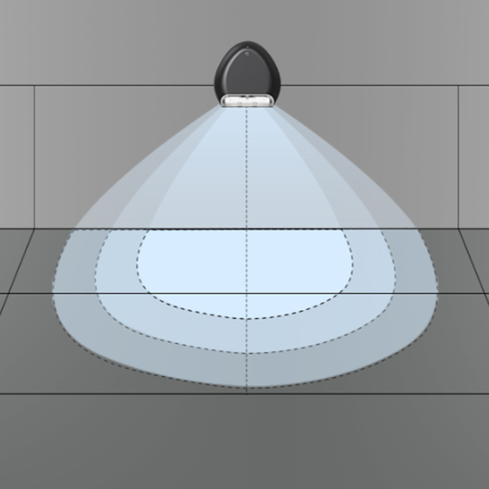 DOTLUX Drop LED φωτιστικό τοίχου εξωτερικού χώρου