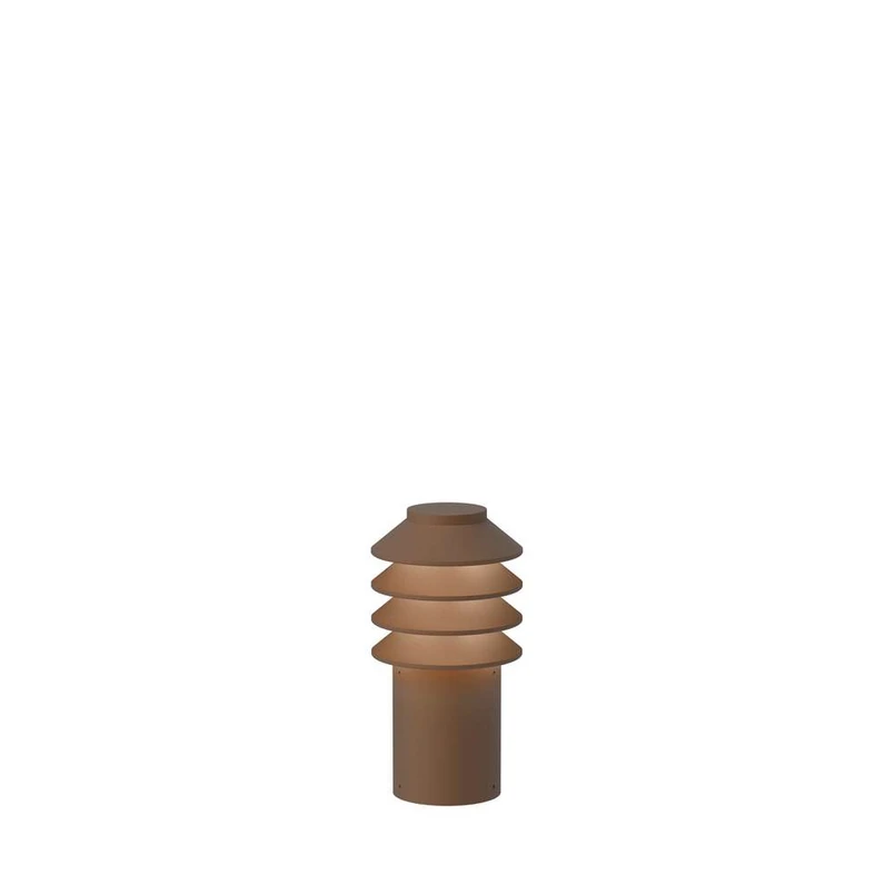 Louis Poulsen - Bysted Garden Garten Leuchte Short LED 2700K mit Anker Corten