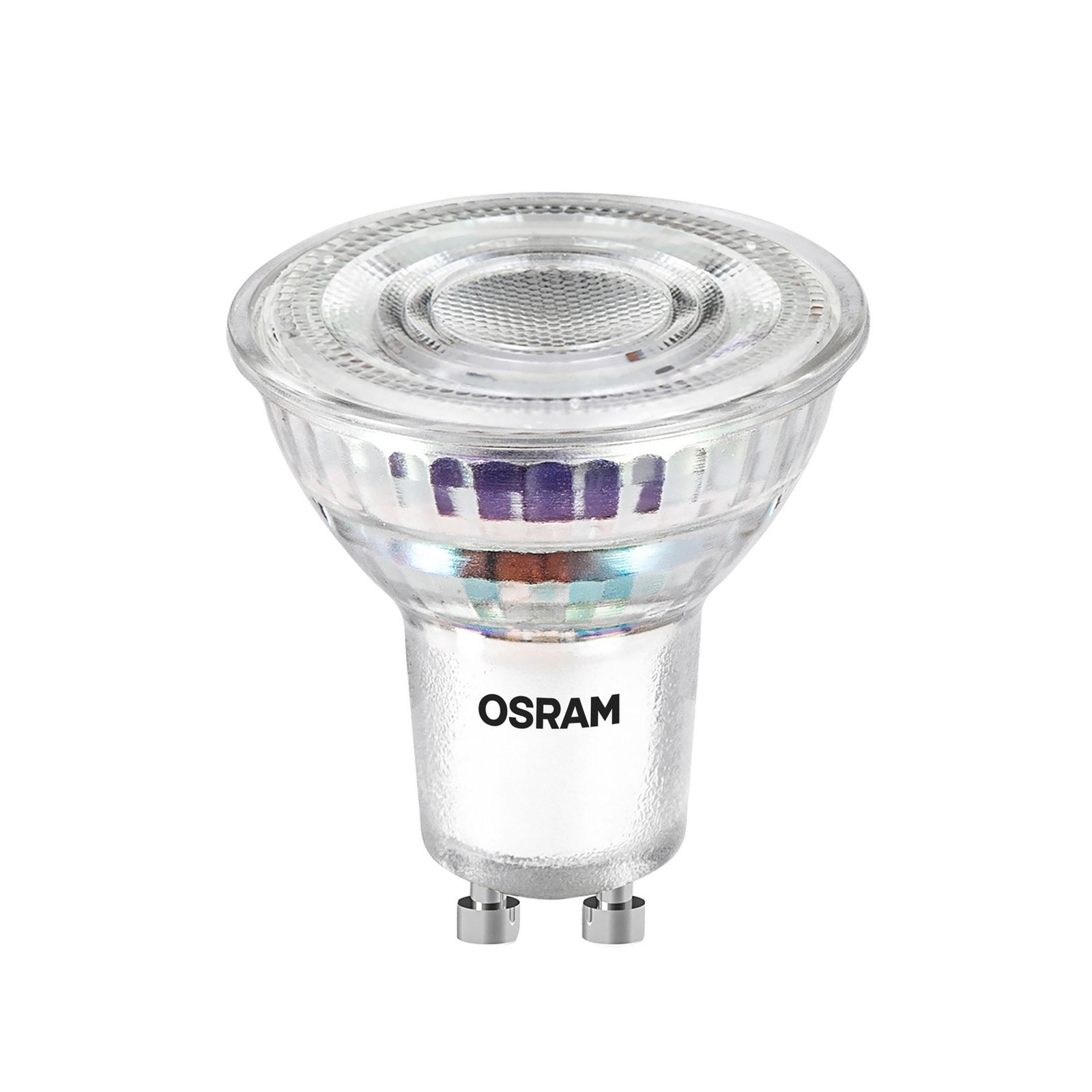 Lampadina OSRAM LED a riflettore GU10 2,5W 100° 4.000K confezione da 3 pz