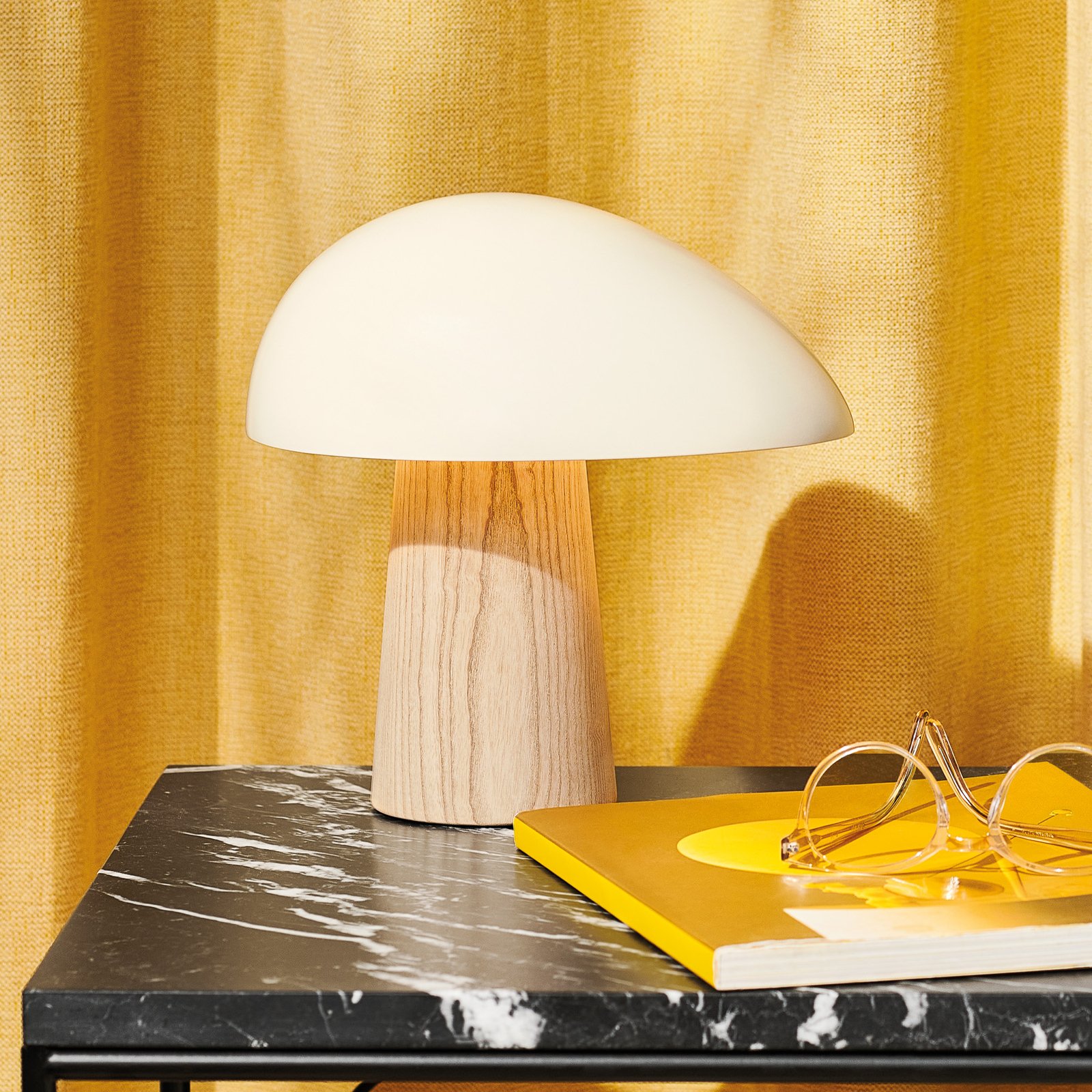 Night Owl Table Lamp Matte Smokey White/Ash - Fritz Hansen