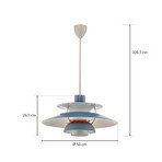 PH 5 Taklampa Nyanser Av Blå - Louis Poulsen