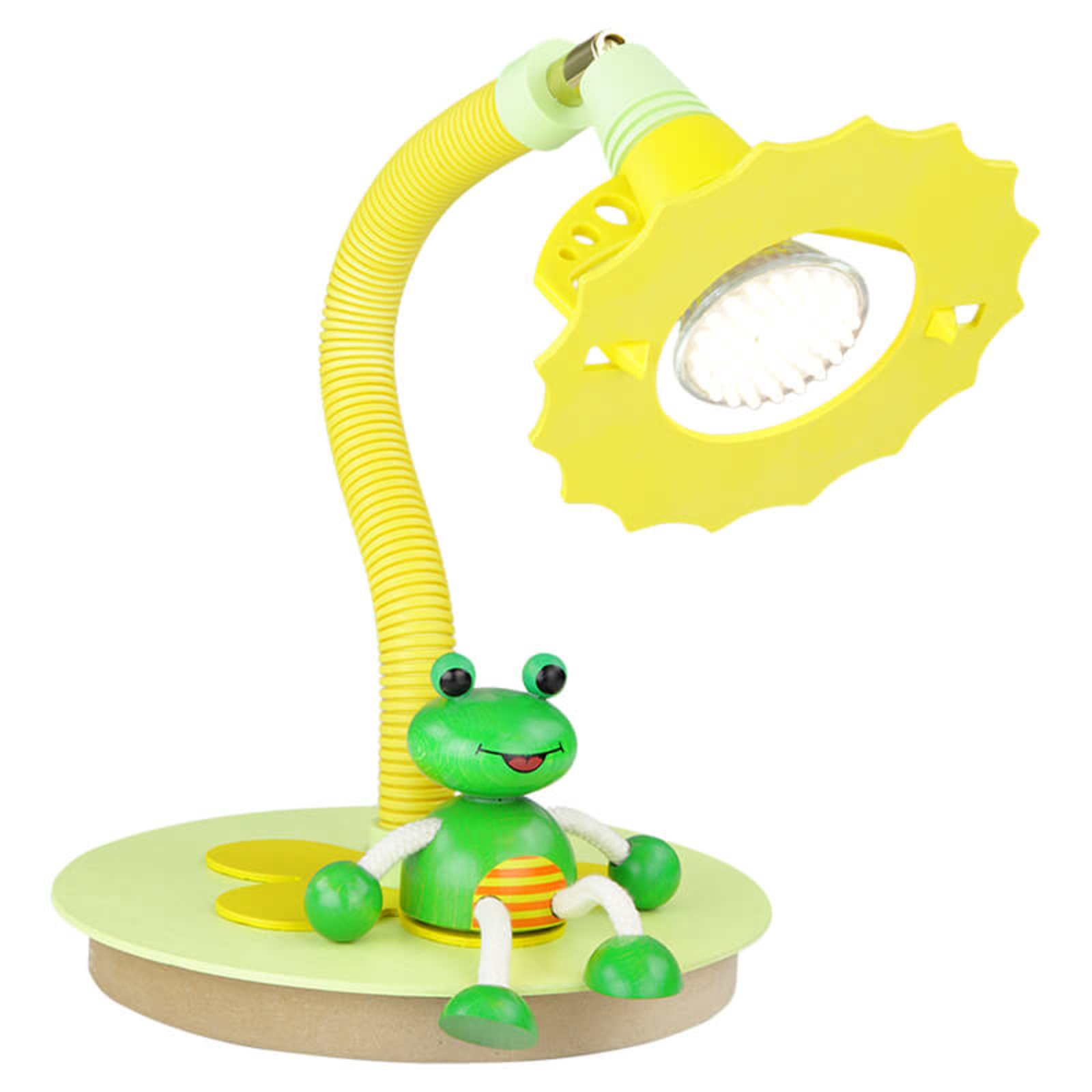 LED-bordlampe Frosk til barnerom
