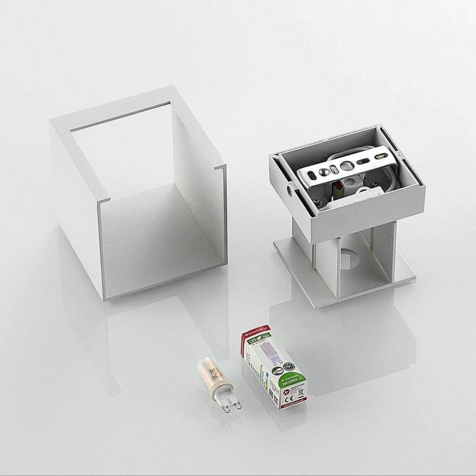 Zuzana Wall Lamp Square White - Arcchio