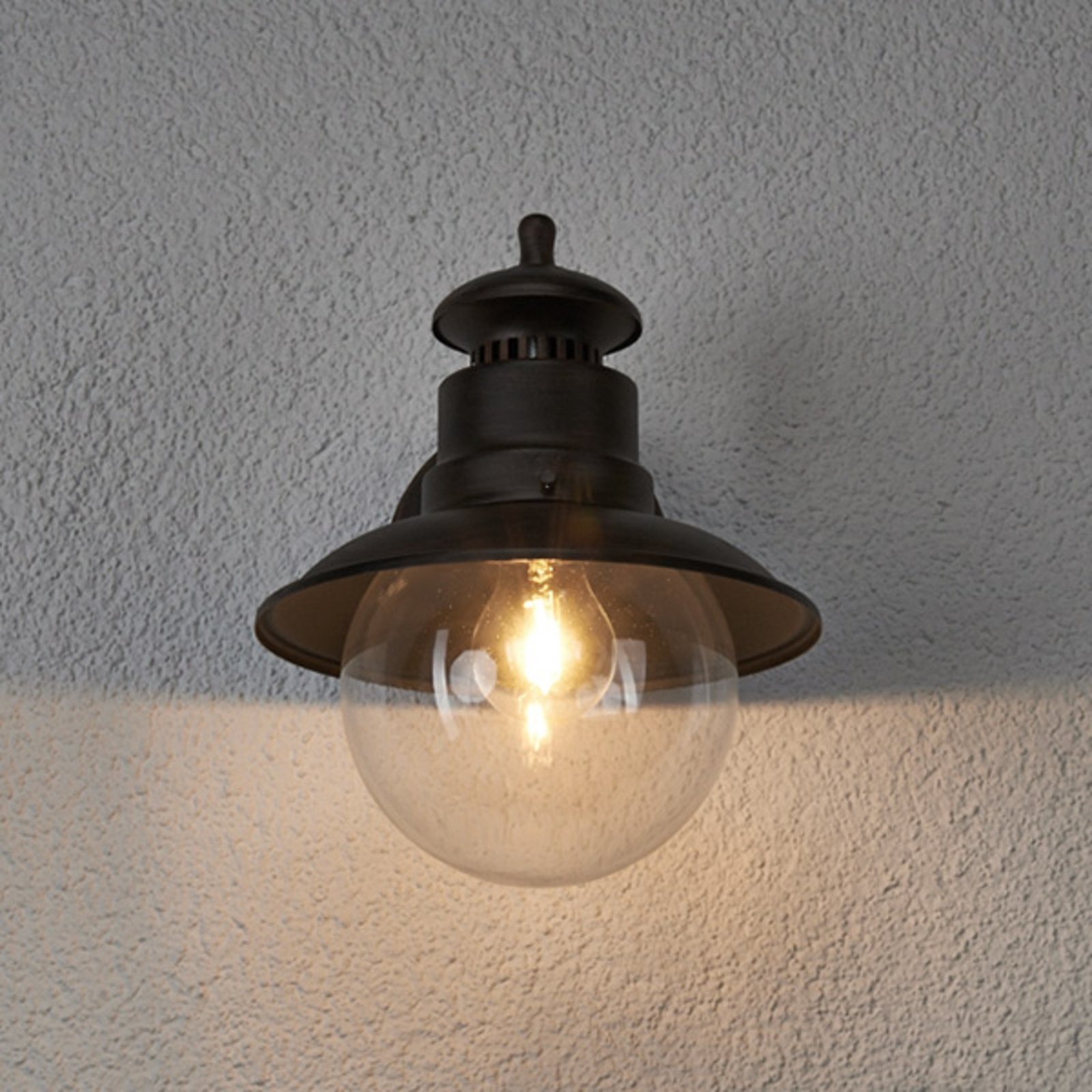 Eddie Außen Wandleuchte Rust - Lindby