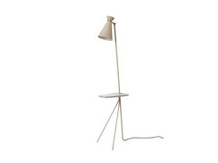 Cone Stehleuchte w/Tisch Pure Cashmere/Marble - Warm Nordic
