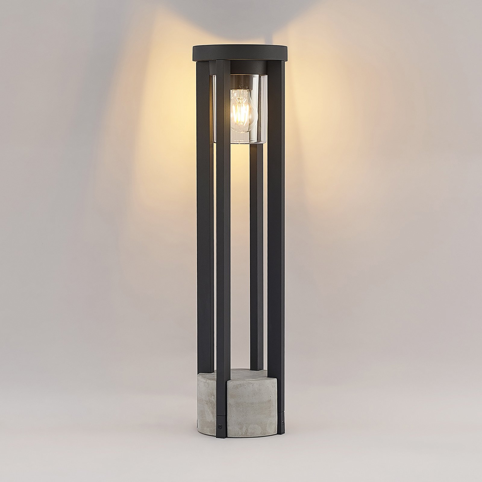 Kalisa Round Gartenleuchte H68 Dark Grey - Lucande