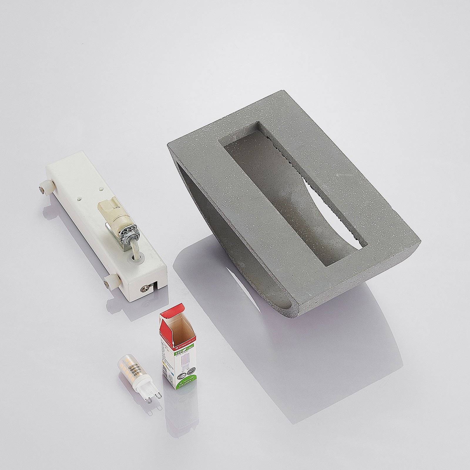 Edvin Aplique de Pared Grey - Lindby