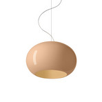 Foscarini LED-Hängelampe Buds 2, cipria, Glas
