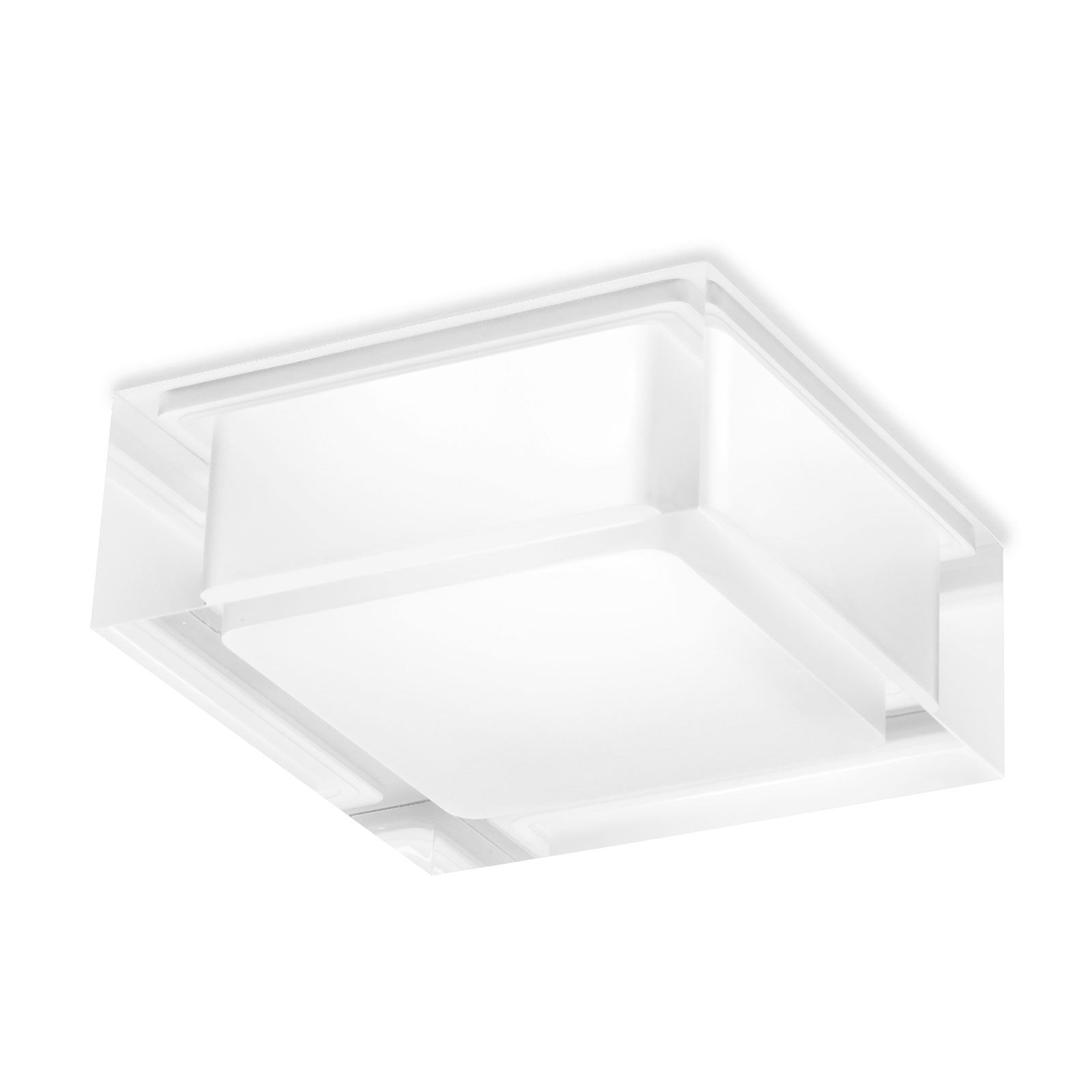 Wever & Ducr? Mirbi Ip44 2.0 LED-downlight kantet - dimbar - moderne downlight - taklampe Baderom - pmma