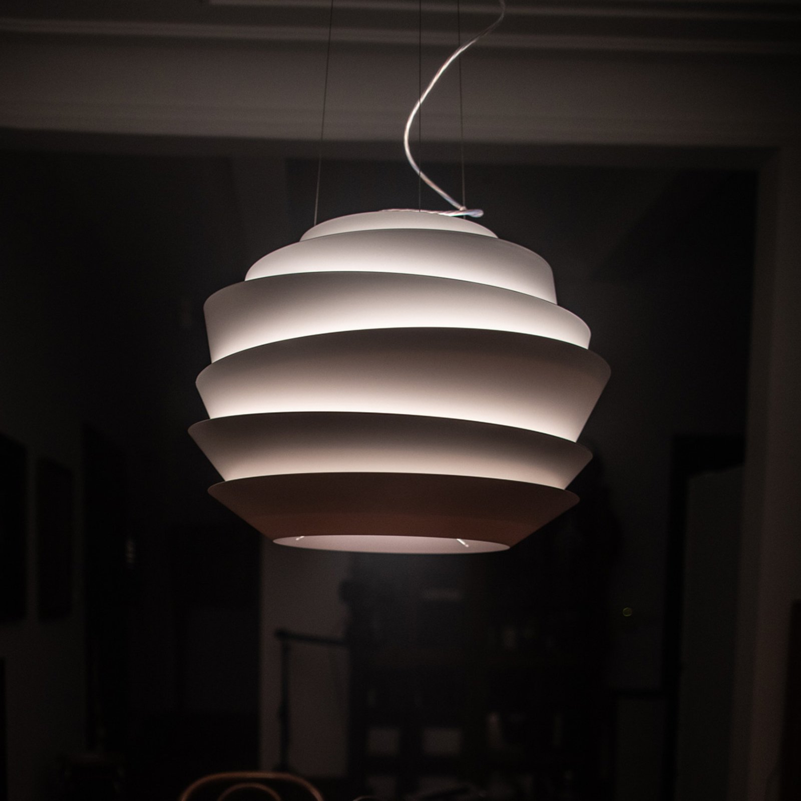 Foscarini Le Soleil sospensione LED, bianco