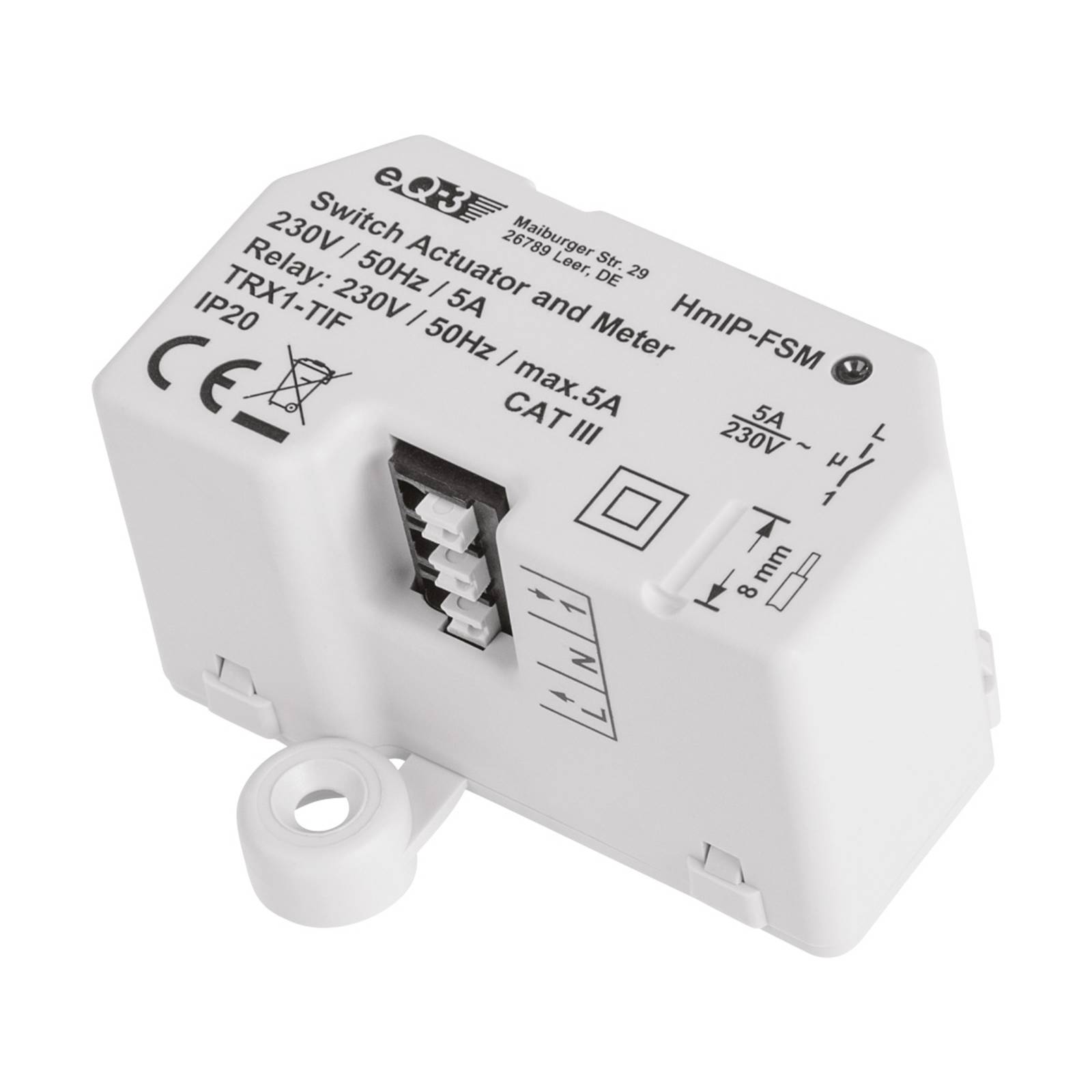 Homematic IP switch actuator and meter max. 5 A