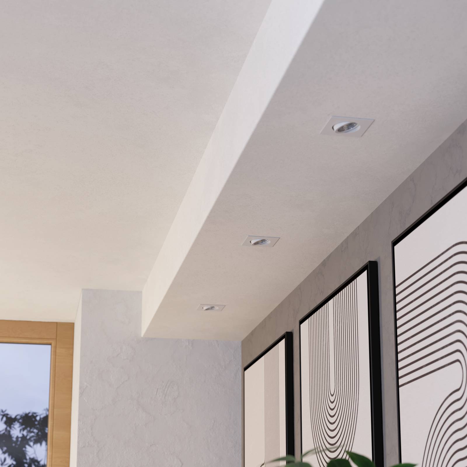  Eglo Eglo Saliceto Downlight Angular Rotatable 4,000 k White 