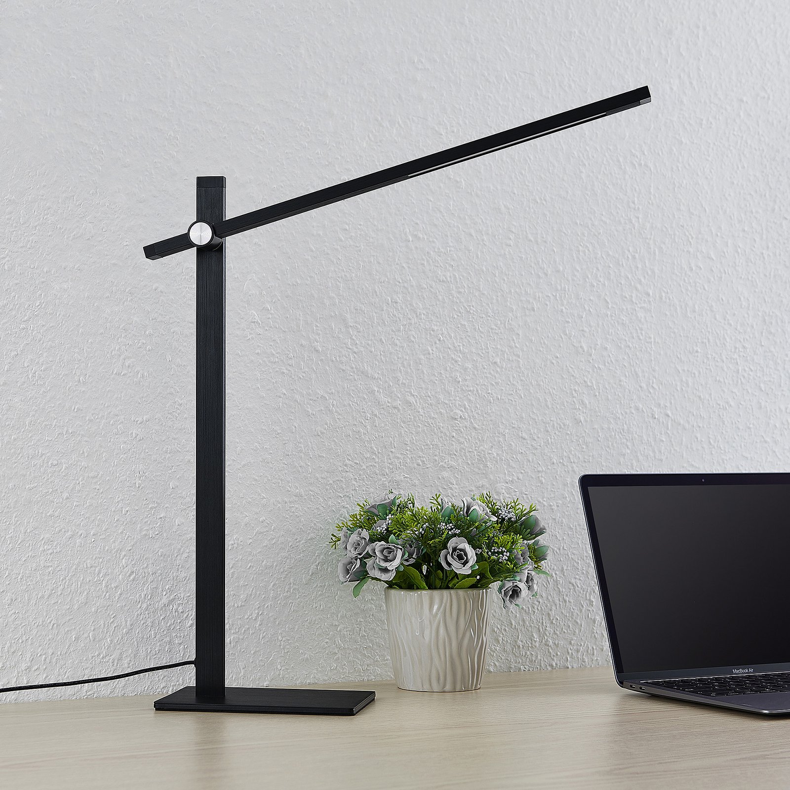 Wasko LED Lámpare de Sobremesa Dim. Black - Lucande