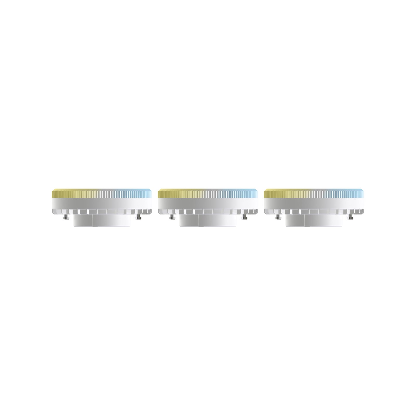 Prios LED-GX53-lamppu 9W WLAN CCT matta, 3 kpl