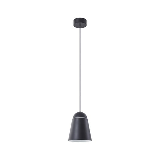 Lampa wisząca Montes, czarna, Ø 20 cm - Nola