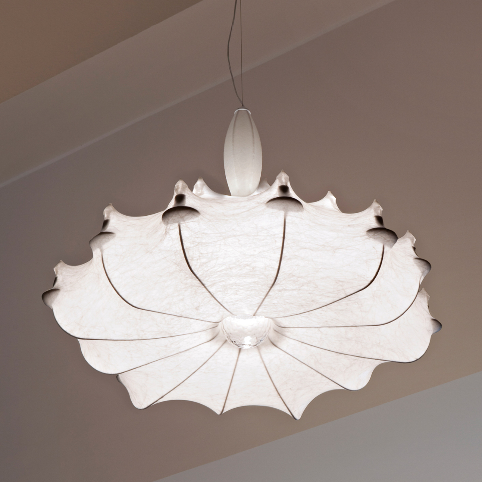 FLOS Zeppelin 1 hänglampa, 110 cm Ø, 10 m kabel