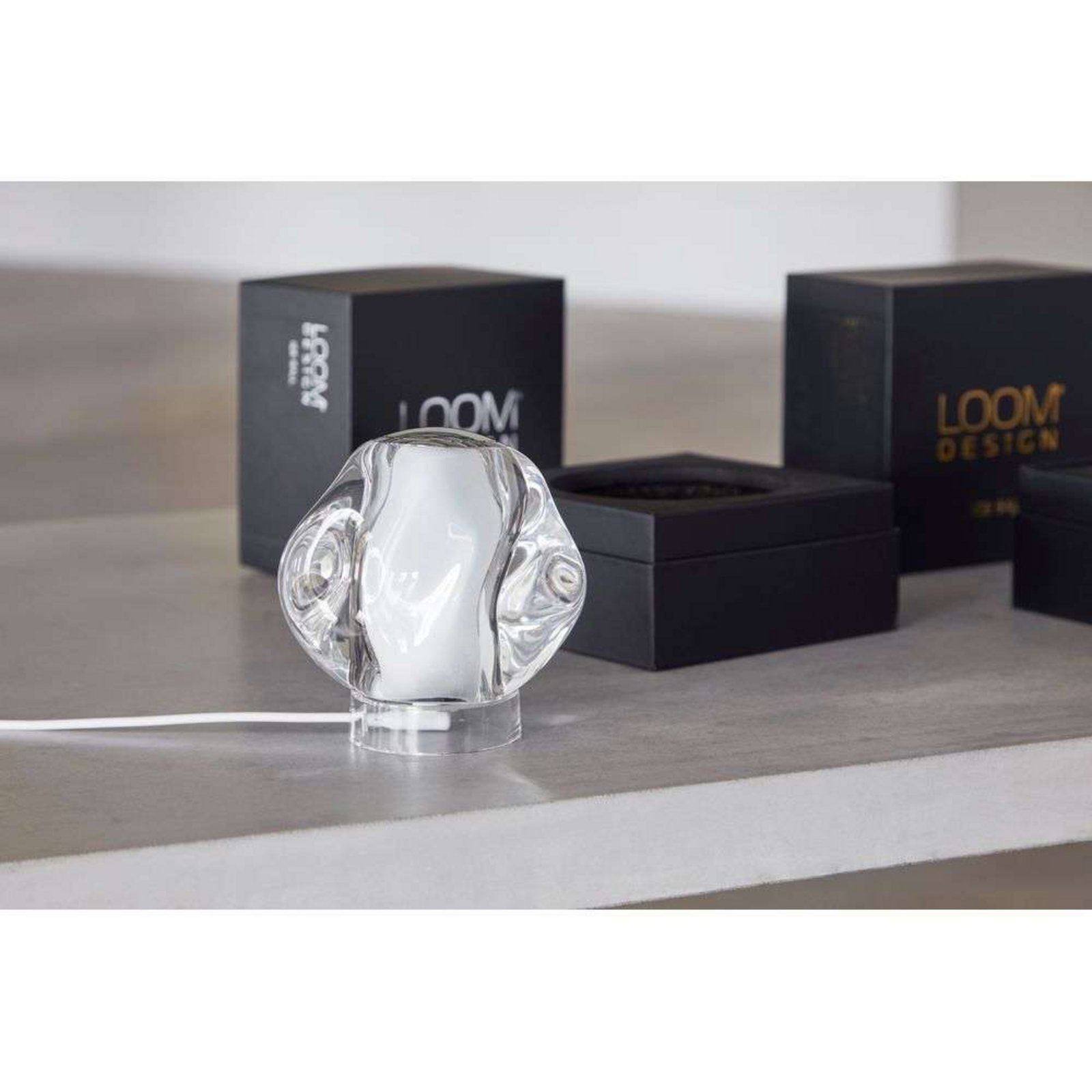 Ice Ball Portable Veioză Chrome - Loom Design