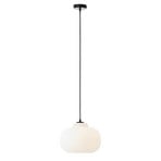 Hanglamp Blop van glas, wit