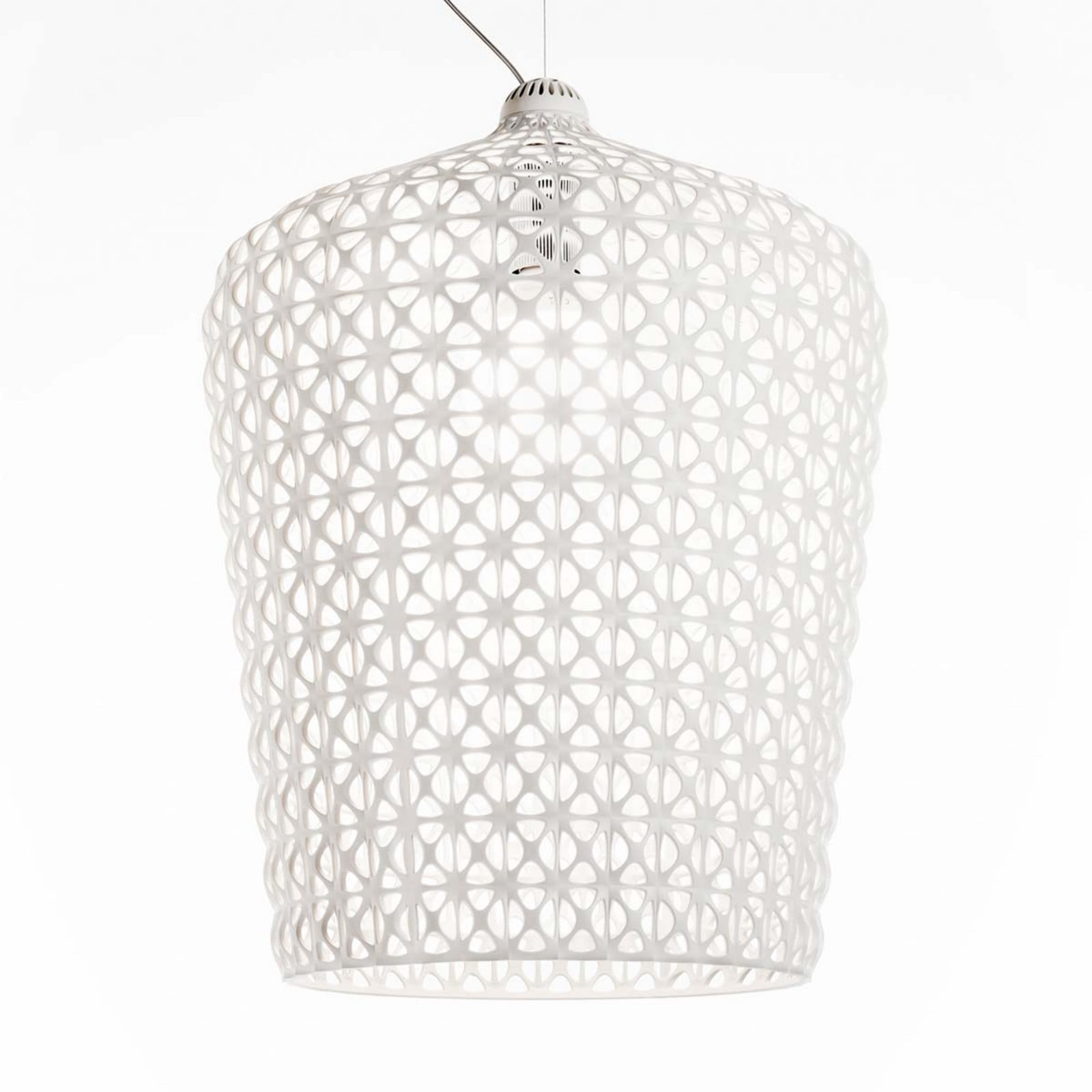 Kartell Kabuki - lampă suspendată designer alb - Camera de zi / sufragerie - Plastic