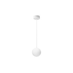 Ideal Lux Mapa függőlámpa, Ø 10 cm, opál üveg, gömb alakú