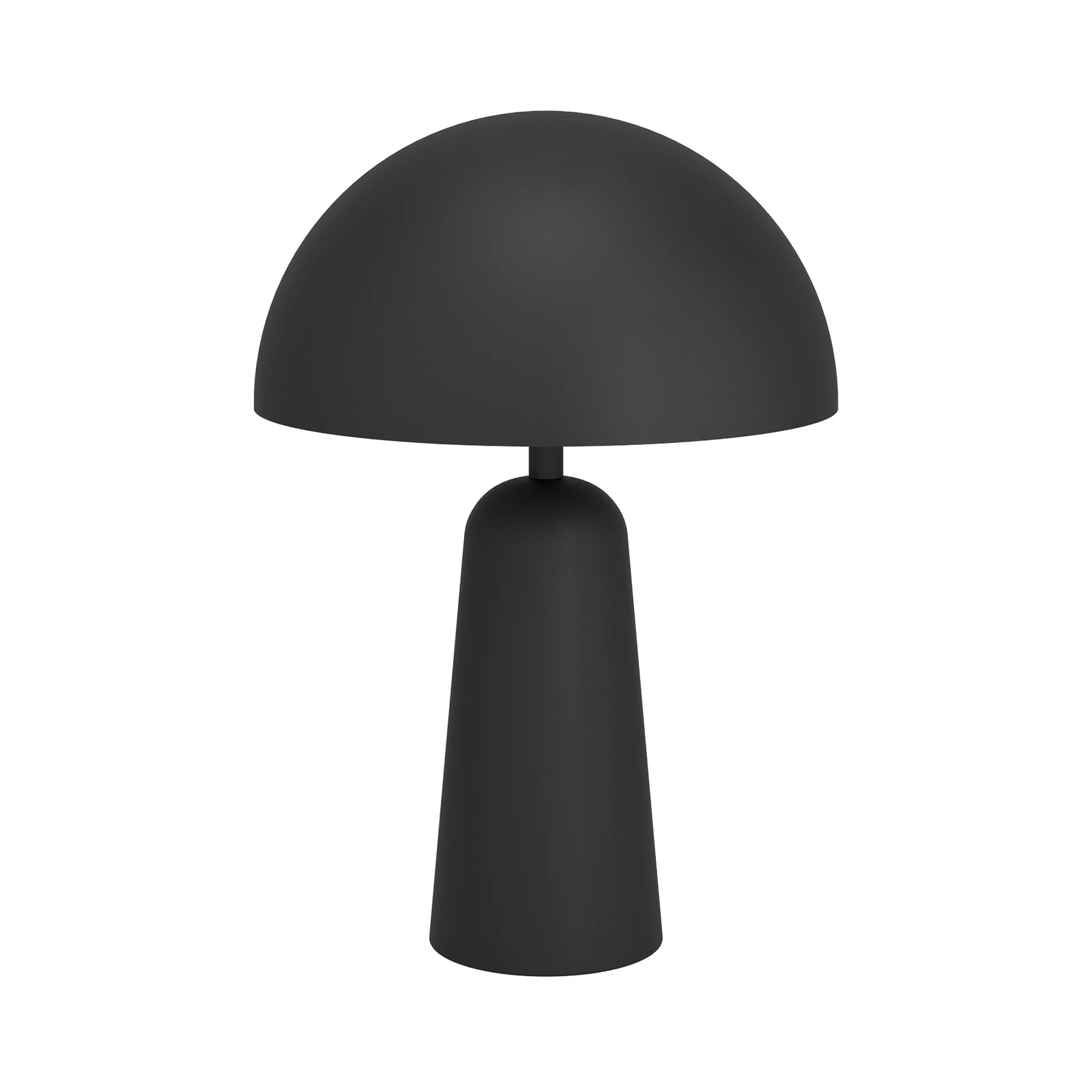 Stolová lampa Aranzola, vyžarujúca nadol, čierna