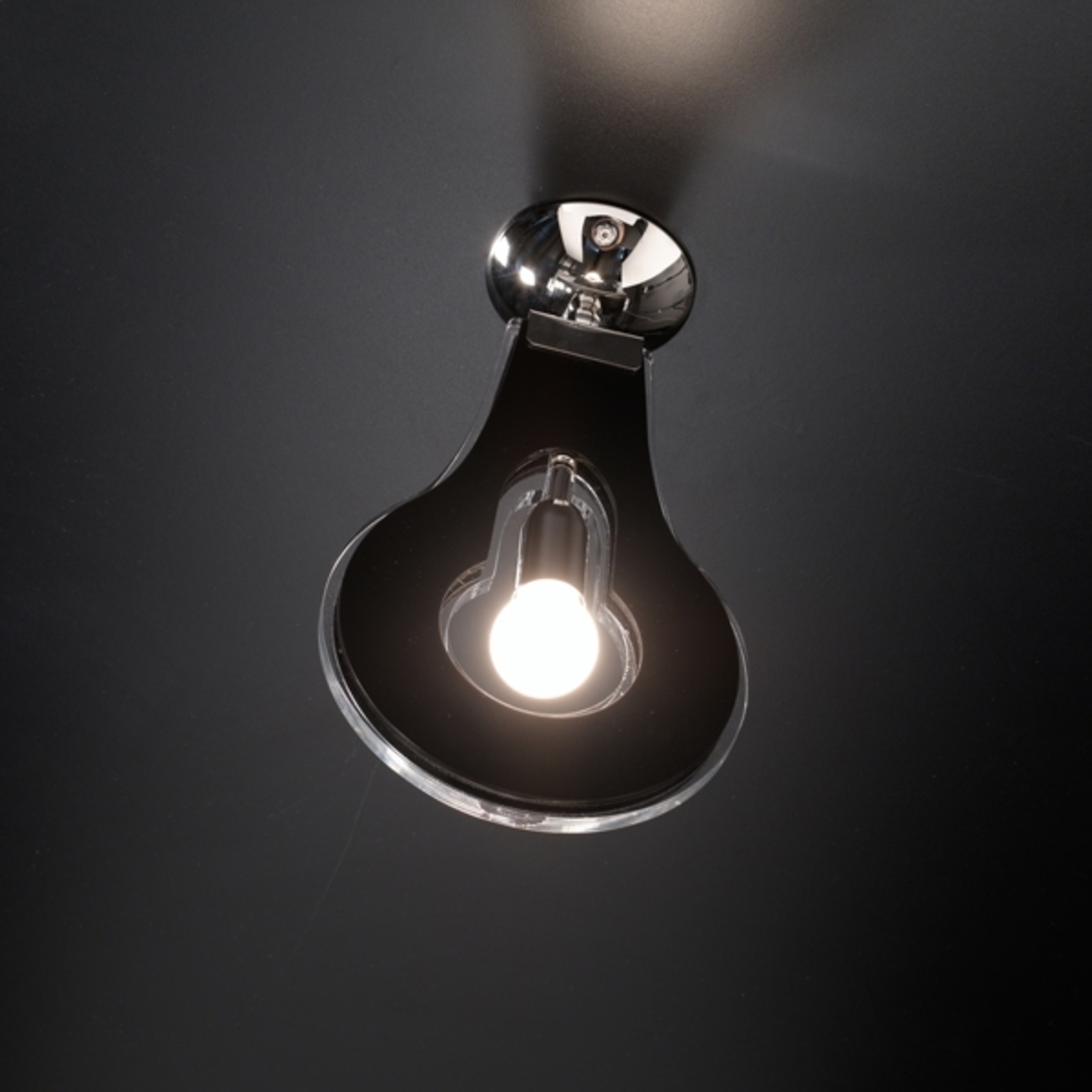 Modna lampa sufitowa Flat czarna