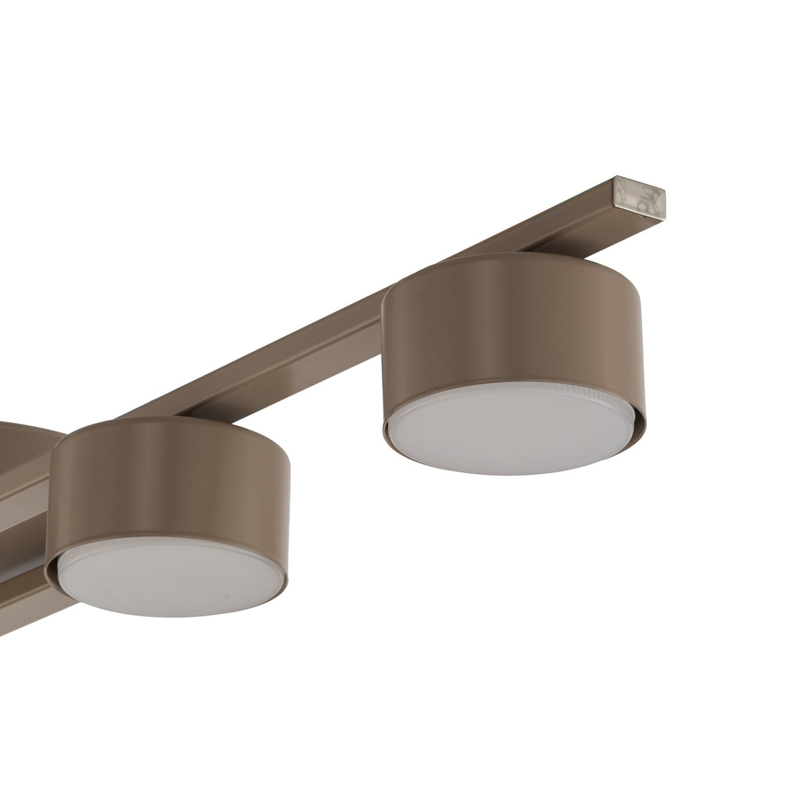 FRAGMENT ceiling light, beige, length 87 cm, 4-bulb, metal FRAGMENT ceiling light, beige, length 87 cm, 4-bulb, metal