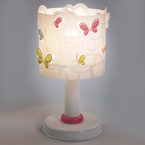 Butterfly – lampa stołowa do pokoju dziecięcego
